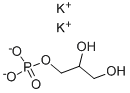 50% (±)-グリセロりん酸二カリウム溶液 化学構造式