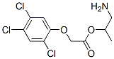 1-aminopropan-2-ol: 2-(2,4,5-trichlorophenoxy)acetic acid Struktur