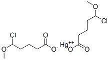 クロロメトキシプロピル酢酸水銀 化学構造式