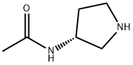 (3R)-(+)-3-アセトアミドピロリジン 化学構造式