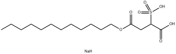 disodium 4-dodecyl 2-sulphonatosuccinate Structure