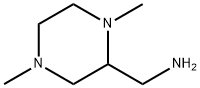 1-(1,4-ジメチル-2-ピペラジニル)メタンアミン 化学構造式