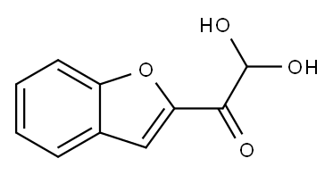 2-ベンゾフラニルグリオキサール HYDRATE 化学構造式