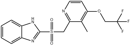 兰索拉唑磺酸盐 结构式