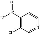 3-クロロ-4-ニトロピリジン 化学構造式