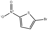 2-ブロモ-5-ニトロチオフェン 化学構造式