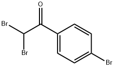 α,α,4-三溴苯乙酮 结构式