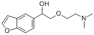 alpha-((2-(Dimethylamino)ethoxy)methyl)-5-benzofuranmethanol Structure