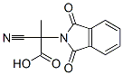 2H-Isoindole-2-acetic  acid,  -alpha--cyano-1,3-dihydro--alpha--methyl-1,3-dioxo- Structure