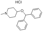 ジフェニルピラリン塩酸塩 化学構造式