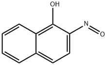 2-ニトロソ-1-ナフトール 化学構造式