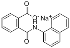 2-[(1-ナフタレニルアミノ)カルボニル]安息香酸ナトリウム 化学構造式
