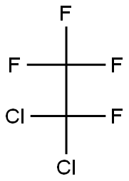 dichlorotetrafluoroethane  Structure