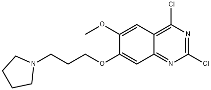 1320288-30-9 2,4-DICHLORO-6-METHOXY-7-(3-(PYRROLIDIN-1-YL)PROPOXY)QUINAZOLINE