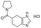 N-[4,5,6,7-Tetrahydrobenzimidazole-5-yl)carbonyl] pyrrolidine sulfate Struktur