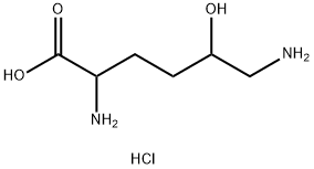 5-羟基-DL-赖氨酸盐酸盐, 13204-98-3, 结构式
