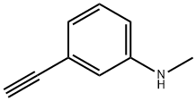 Benzenamine, 3-ethynyl-N-methyl- (9CI) Struktur