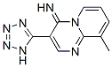 9-メチル-3-(1H-テトラゾール-5-イル)-4H-ピリド[1,2-a]ピリミジン-4-イミン 化学構造式