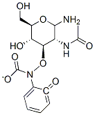 O-(2-Acetamido-2-deoxy-D-glucopyranosylidene)aminoN-phenylCarbamate Structure