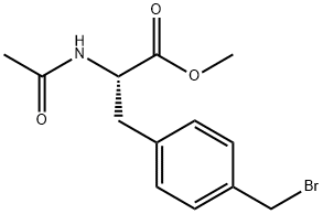 N-Acetyl (4-broMoMethyl)-DL-phenylalanine Methyl ester Struktur