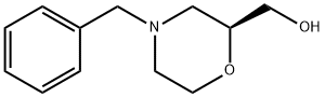 (S)-(4-苄基吗啉-2-基)甲醇 结构式