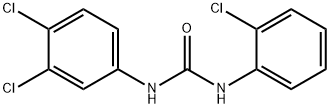 N-(3,4-Dichlorophenyl)-N'-(2-chlorophenyl)urea Struktur