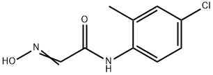 N1-(4-CHLORO-2-METHYLPHENYL)-2-HYDROXYIMINOACETAMIDE Struktur