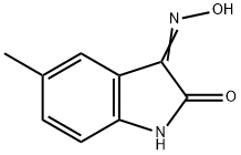 3-肟-5-甲基吲哚啉-2-酮, 13208-98-5, 结构式