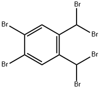 α,α,α',α'，4,5-ヘキサブロモ-o-キシレン 化学構造式