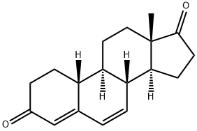 4,6-estradiene-3,17-dione 化学構造式
