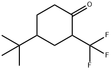 4-TERT-BUTYL-2-TRIFLUOROMETHYLCYCLOHEXANONE 化学構造式