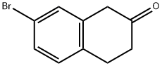 7-Bromo-2-tetralone Struktur