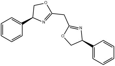 2,2′-亚甲基双[(4，s)-4-苯基-2-噁唑啉], 132098-59-0, 结构式