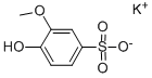 愈创木酚磺酸钾,1321-14-8,结构式