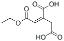 1-Propene-1,2,3-tricarboxylic acid, monoethyl ester Struktur