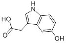 5-HYDROXYINDOLE-3-ACETIC ACID 化学構造式