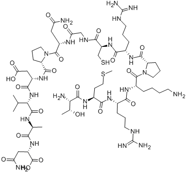 PEPTIDE 74, 132116-39-3, 结构式