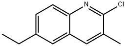 2-CHLORO-6-ETHYL-3-METHYLQUINOLINE 结构式