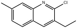 2-CHLORO-3-ETHYL-7-METHYLQUINOLINE Structure