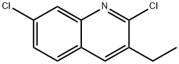 2,7-DICHLORO-3-ETHYLQUINOLINE Structure
