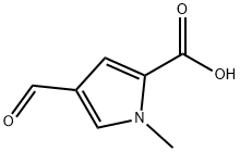 4-甲酰基-1-甲基-1H-吡咯-2-羧酸,132122-28-2,结构式