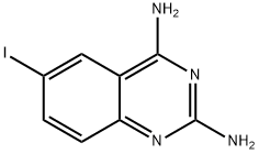 6-Iodo-quinazoline-2,4-diamine Structure