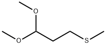 1,1-dimethoxy-3-(methylthio)propane  Struktur