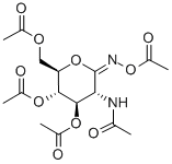 2-ACETAMIDO-2-DEOXY-D-GLUCONHYDROXIMO-1,5-LACTONE 1-N,3,4,6-TETRAACETATE Structure