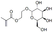 2-[(3R,4S,5R,6R)-3,4,5-trihydroxy-6-(hydroxymethyl)oxan-2-yl]oxyethyl 2-methylprop-2-enoate Structure