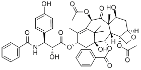 3′-p-ヒドロキシパクリタキセル 化学構造式