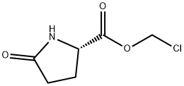 L-Proline, 5-oxo-, chloromethyl ester (9CI) Structure