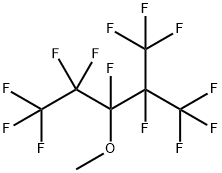 1,1,1,2,3,4,4,5,5,5-十氟-3-甲氧基-2-三氟甲基戊烷, 132182-92-4, 结构式