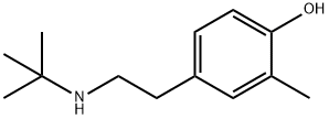4-TERT-ブチルアミノエチル-2-メチルフェノール 化学構造式