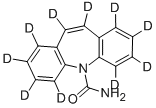 5H-二苯并[B,F]氮杂卓-5-甲酰胺-D10, 132183-78-9, 结构式